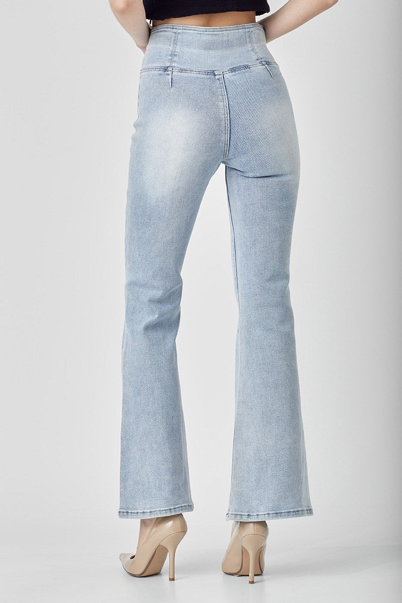 Kellie HIGH-WAIST PULL ON JEANS