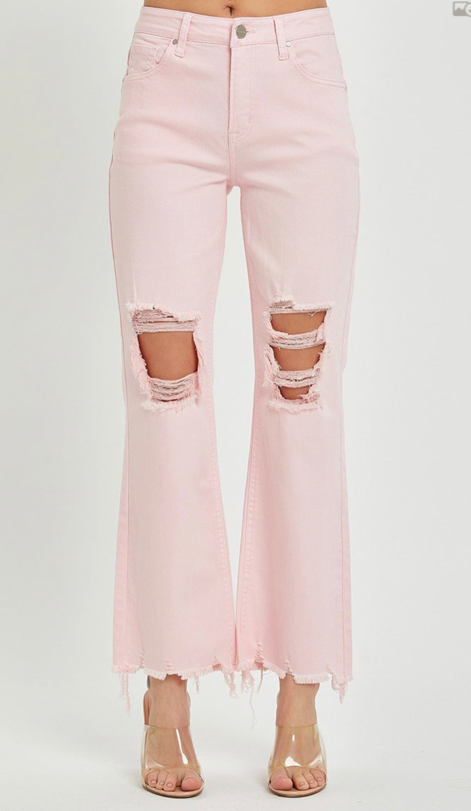 Light Pink High Rise Straight