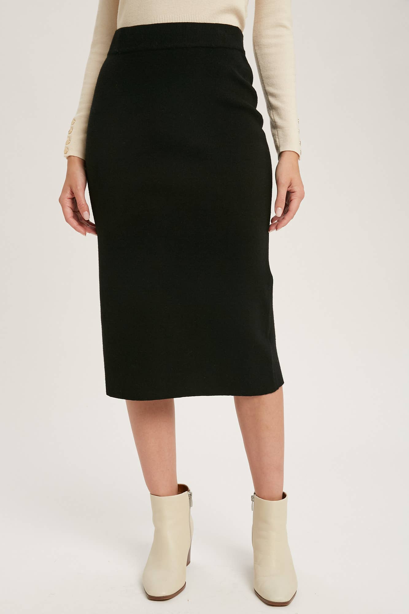 MIDI SWEATER SKIRT